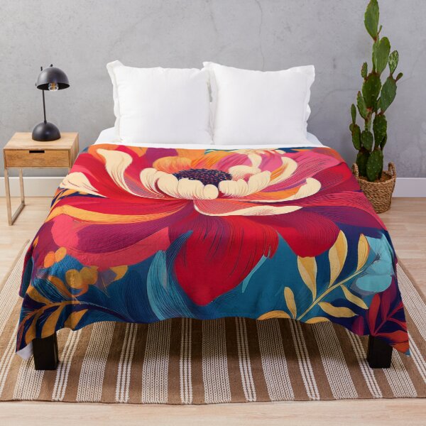 Item preview, old Floral Explosion – Colourful Art designed and sold by RaiyaTees.