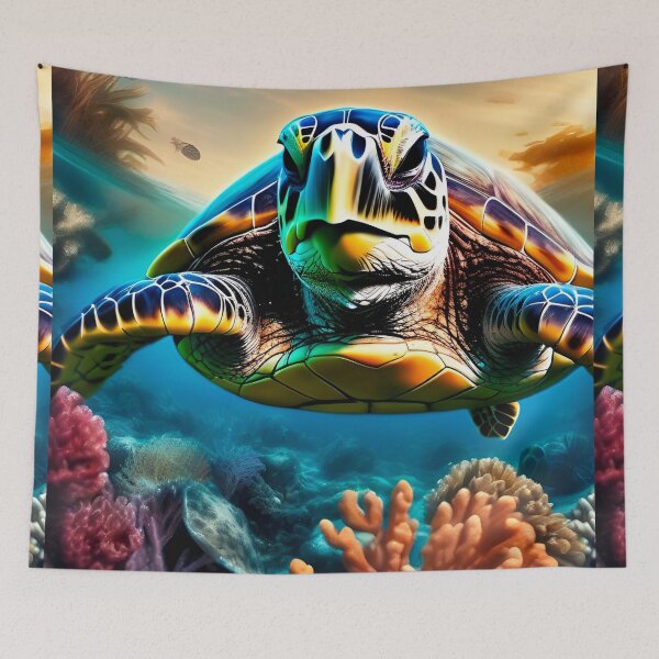 Item preview, Sea Turtle  designed and sold by MatrixTattoo.
