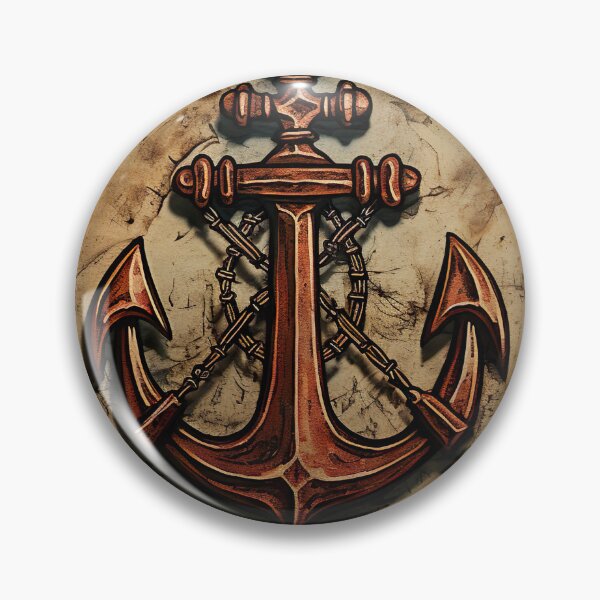 Item preview, Nautical - Anchor Emblem designed and sold by KootenayDesigns.