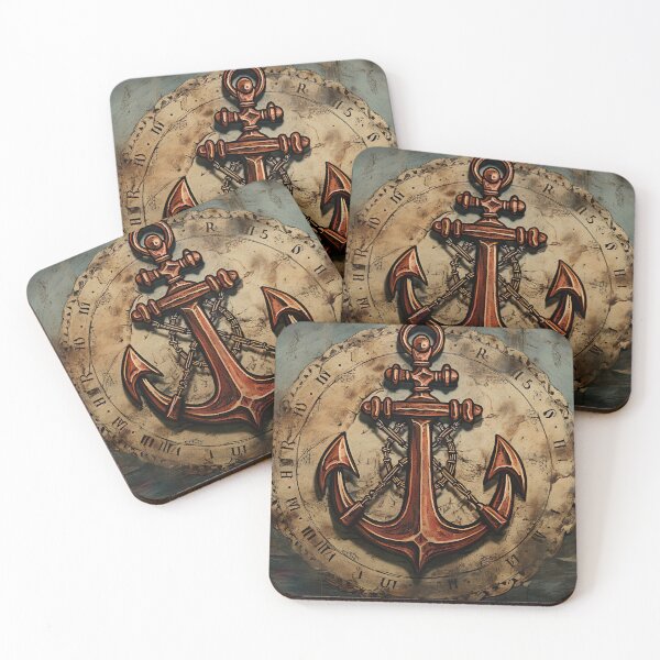 Item preview, Nautical - Anchor Emblem designed and sold by KootenayDesigns.