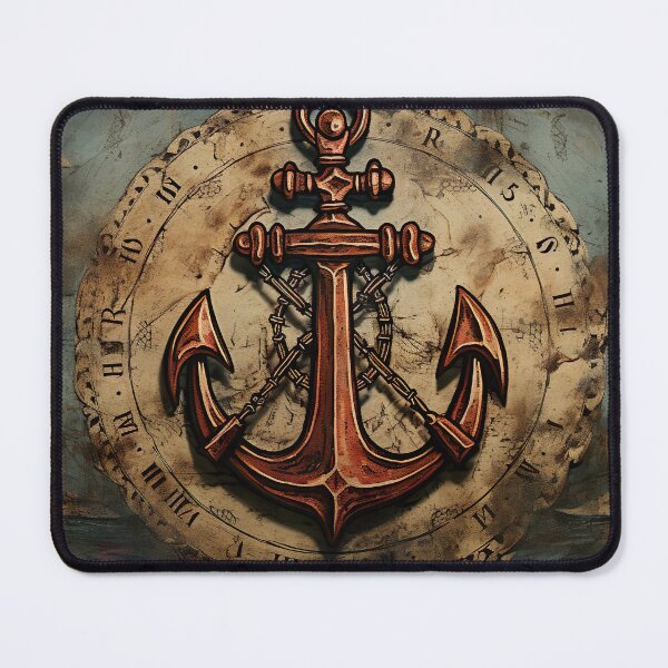 Item preview, Nautical - Anchor Emblem designed and sold by KootenayDesigns.