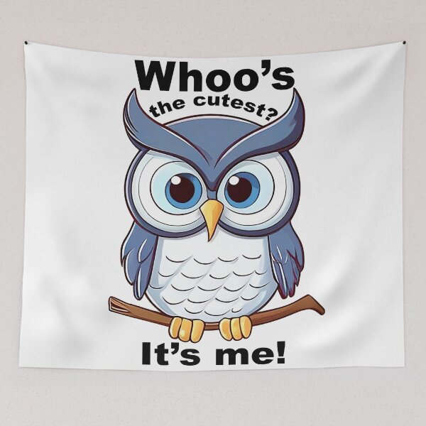 Item preview, Whoo's the cutest ? It's me ! designed and sold by Concept-Hub.