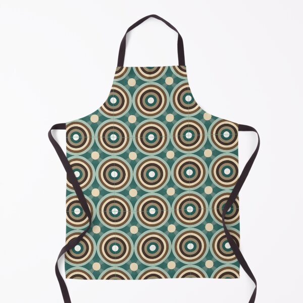 Item preview, Mid Century Modern Geometric Circles Green, Brown designed and sold by Prints and Lifestyle.