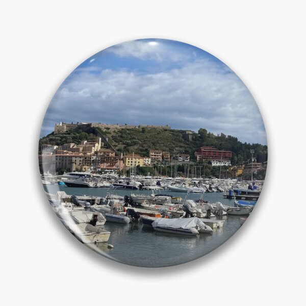 Item preview, Boat harbor in downtown Porto Ercole, Italy designed and sold by COCOJAEL.