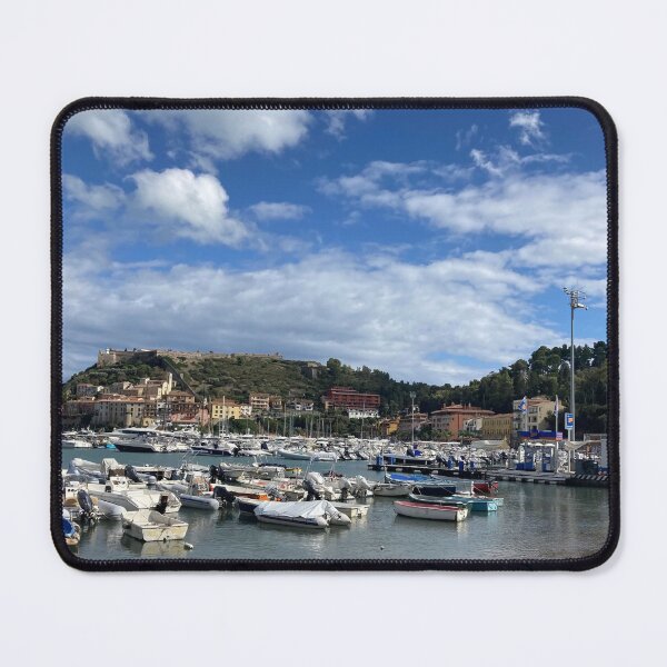 Item preview, Boat harbor in downtown Porto Ercole, Italy designed and sold by COCOJAEL.
