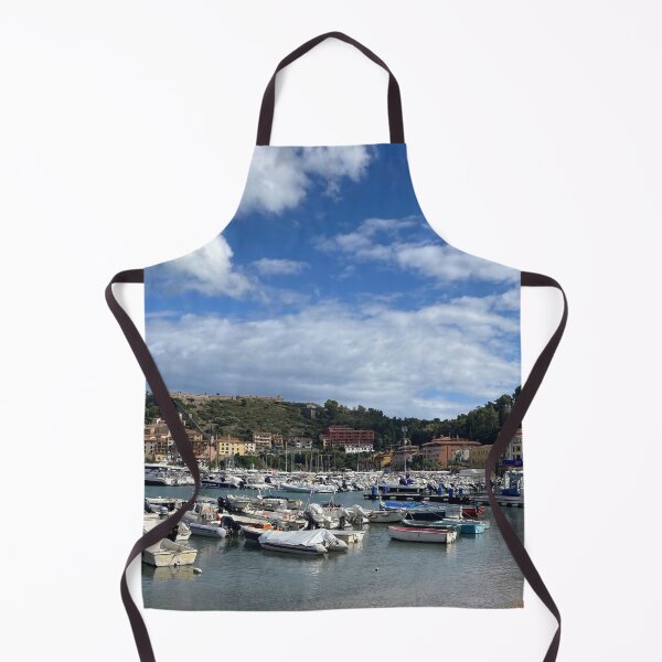 Item preview, Boat harbor in downtown Porto Ercole, Italy designed and sold by COCOJAEL.