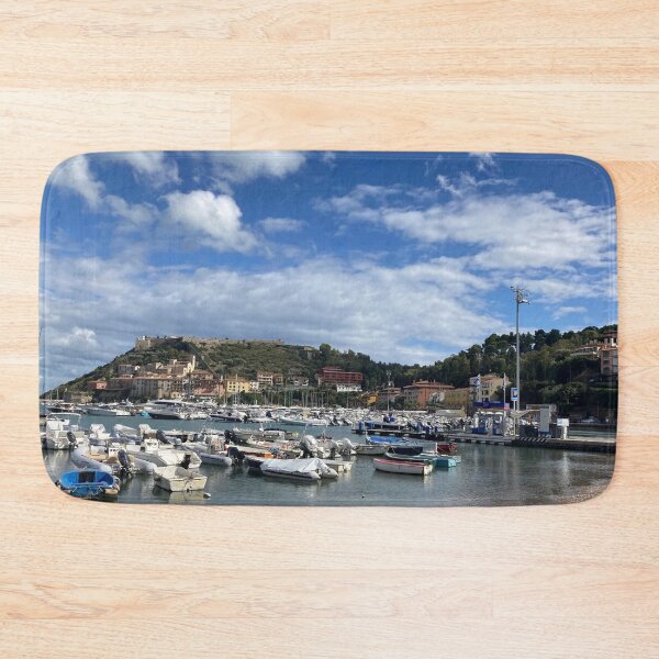 Item preview, Boat harbor in downtown Porto Ercole, Italy designed and sold by COCOJAEL.