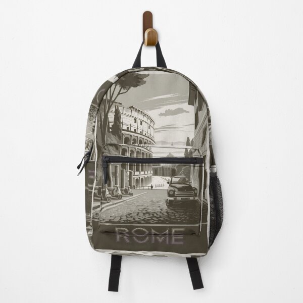 Item preview, Rome Vintage Travel Poster designed and sold by TravelerRat.