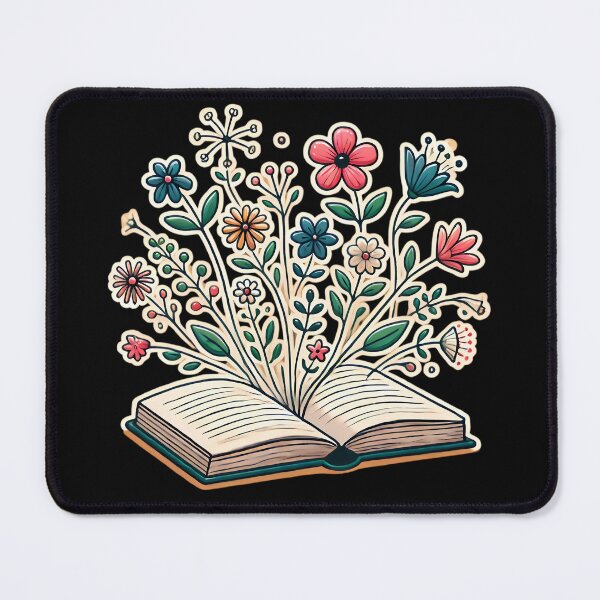 Item preview, Blooming Tales: Floral Fantasy from an Open Book. designed and sold by Linework Studio.