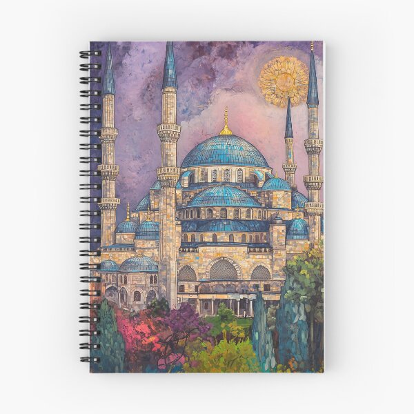 Item preview, Klimt Inspired Blue Mosque designed and sold by JoyOnYourWall.
