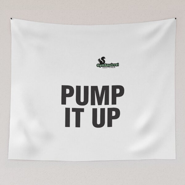 Item preview, Gym Squirrel Pump It Up black lettering (white also available) designed and sold by DJVYEATES.