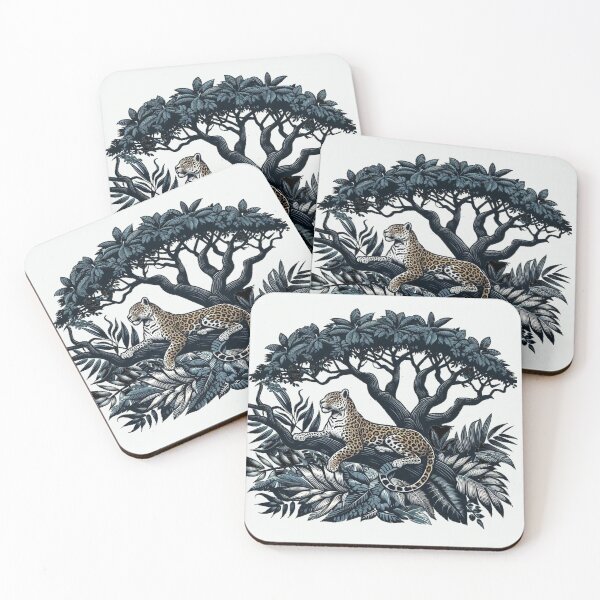 Item preview, Spots of Strength: The Stealthy Leopard designed and sold by communedesigns.