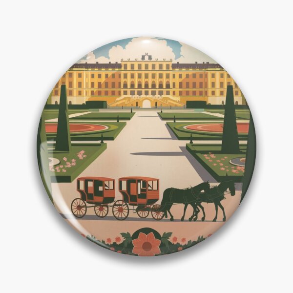 Item preview, Vienna Vintage Travel Poster designed and sold by TravelerRat.