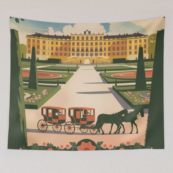 Item preview, Vienna Vintage Travel Poster designed and sold by TravelerRat.
