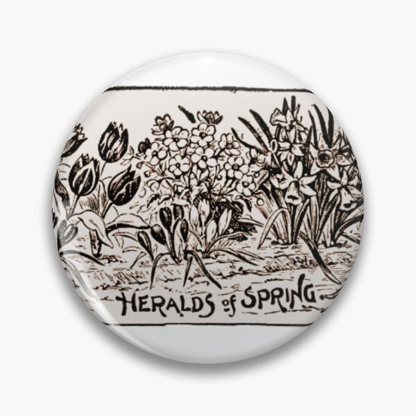 Item preview, Vintage Spring Flowerbed designed and sold by ellanely.
