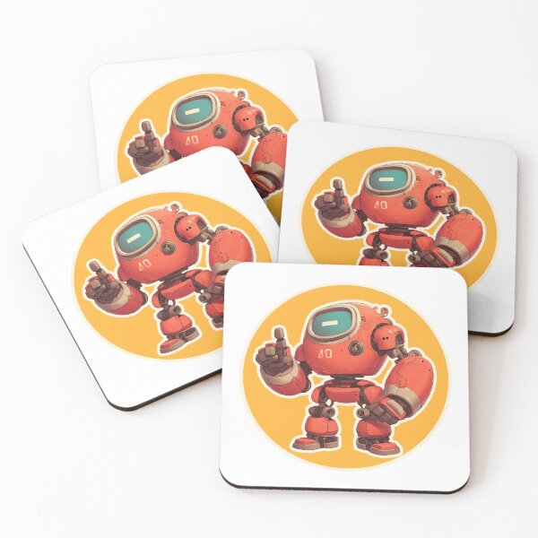 Aperçu de l'œuvre Robot vintage // Cyberpunk // Robot rétro // Coloré créée et vendue par SMARTKIT  DESIGNAGENCY.