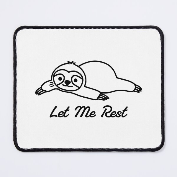 Item preview, Let Me Rest! Sleepy Black And White Sloth designed and sold by PMCreative.