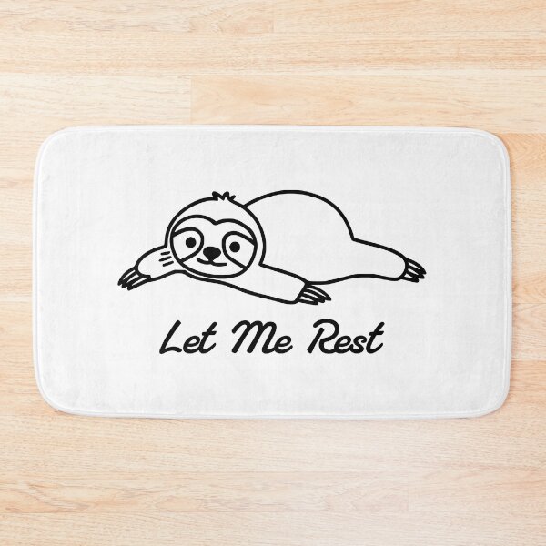 Item preview, Let Me Rest! Sleepy Black And White Sloth designed and sold by PMCreative.