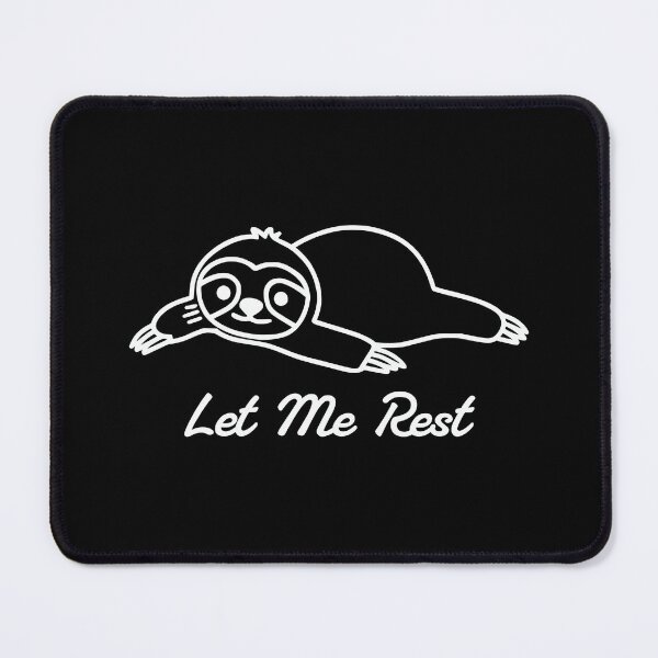 Item preview, Let Me Rest! Sleepy White And Black Sloth designed and sold by PMCreative.