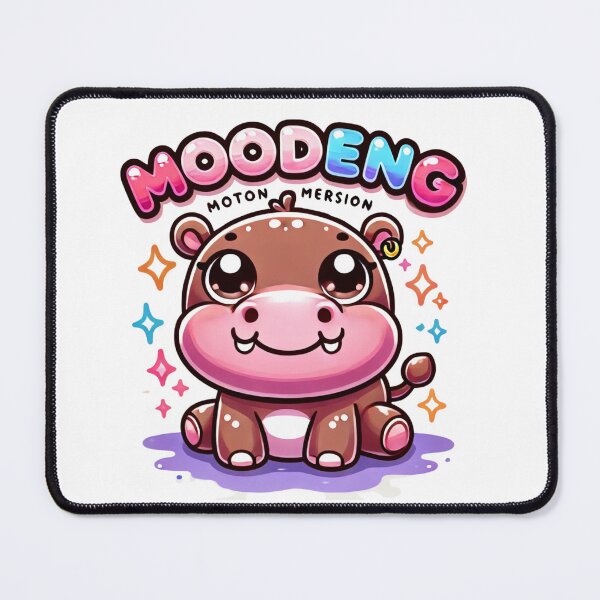 Item preview, A cute cartoon hippo designed and sold by Natthiya Minimal.
