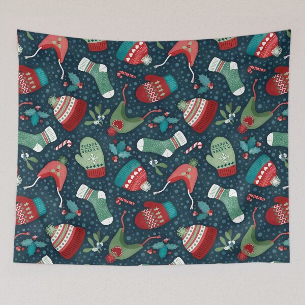 Item preview, Christmas warmth toss dark green  designed and sold by adenaJ.