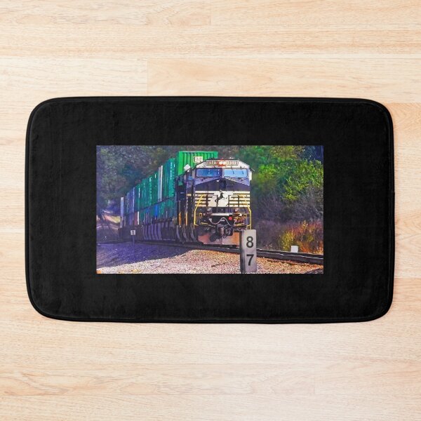 Item preview,  NS Intermodal Exiting Hagerstown Indiana Tree Tunnel 4kPhoto2 designed and sold by train-shop.