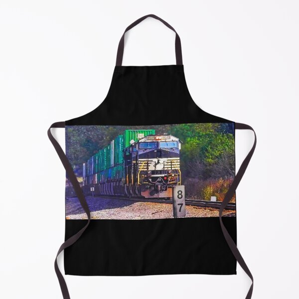 Item preview,  NS Intermodal Exiting Hagerstown Indiana Tree Tunnel 4kPhoto2 designed and sold by train-shop.