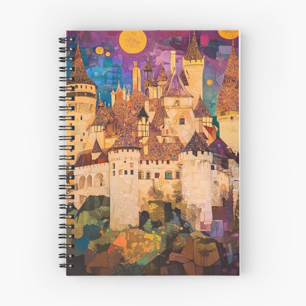 Item preview, Klimt Inspired Bran Castle designed and sold by JoyOnYourWall.