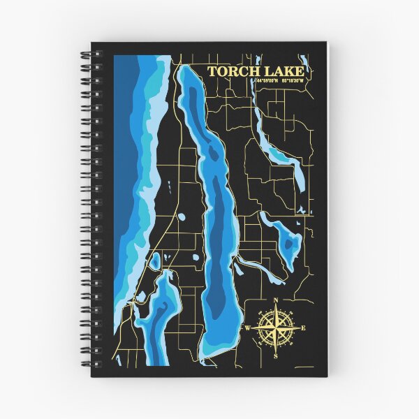 Item preview, Torch Lake Adventure Map designed and sold by DimDom.