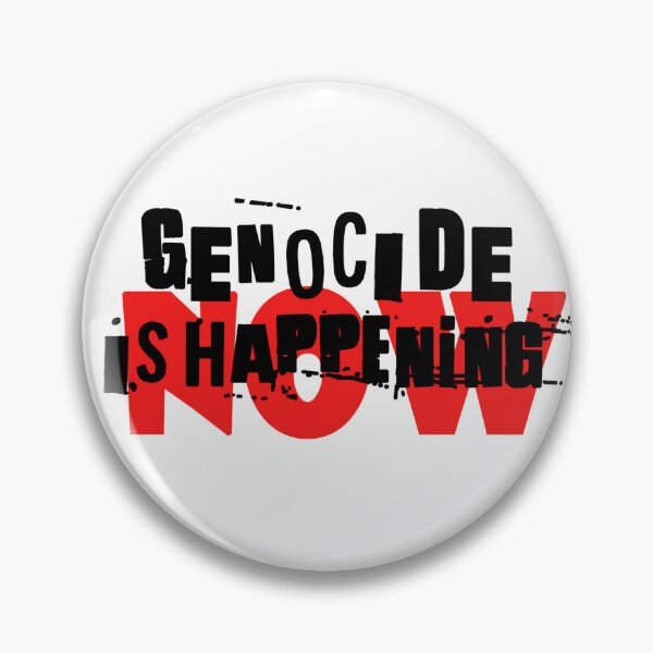 Item preview, Genocide is happening now designed and sold by HelenJS.