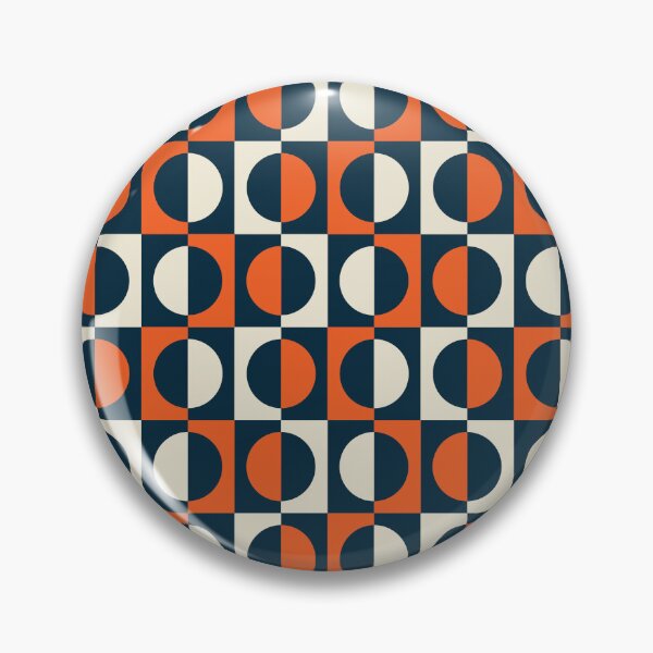 Item preview, Orange retro pattern designed and sold by RuthB-Design.