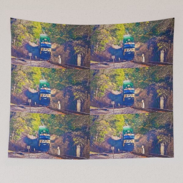 Item preview, NS Intermodal in Hagerstown Indiana Tree Tunnel 4kPhoto1 designed and sold by train-shop.