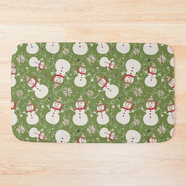 Item preview, Cozy Christmas Snowman tossed with stars snowflakes designed and sold by sarakaquabubble.