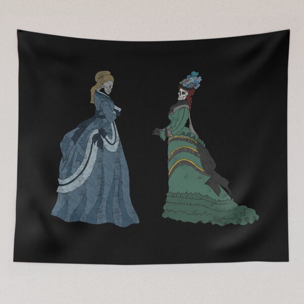 Item preview, Fancy Victorian Skeleton Ladies designed and sold by Marguerite Artistry.