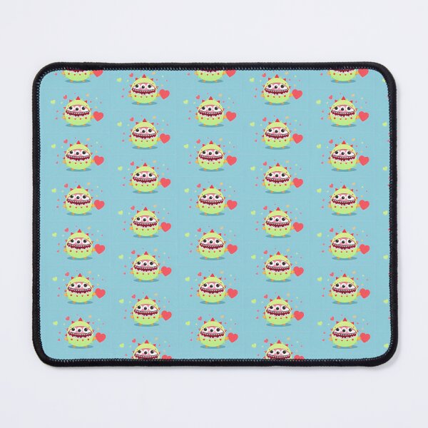 Item preview, Three-Eyed Monster with Hearts – Adorable Kawaii Love Creature Design designed and sold by Cherry-Cat.