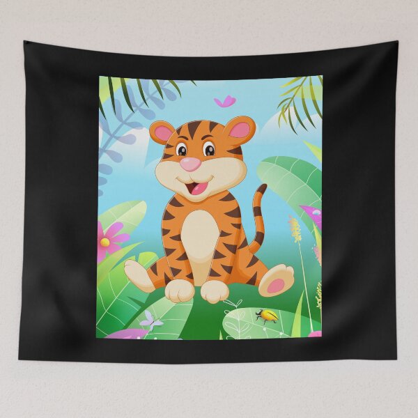 Item preview, TIGER GRAPHIC BABY TIGER DESIGN  designed and sold by OnlineTshirtMan.