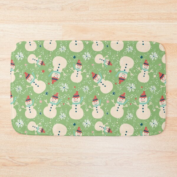 Item preview, Cozy Christmas Snowman tossed with stars snowflakes designed and sold by sarakaquabubble.