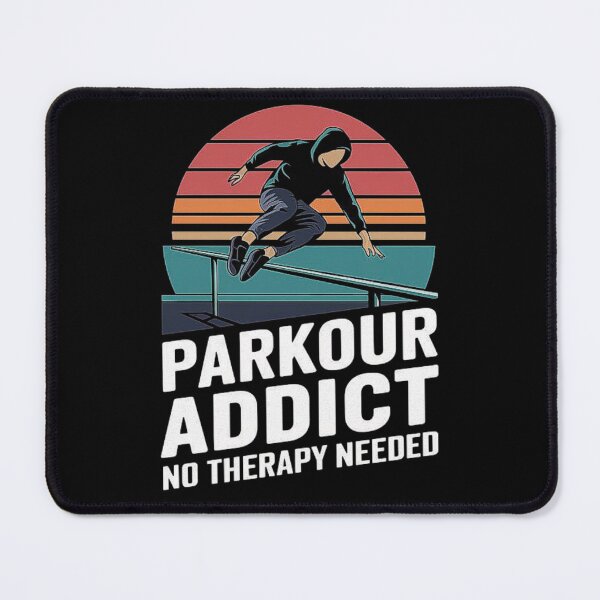 Item preview, Parkour Addict - Extreme Sports Art for Thrill-Seekers, Unique Gift for Friends and Family, Motivational Quote for Active Lifestyles designed and sold by love3617.