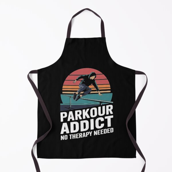 Item preview, Parkour Addict - Extreme Sports Art for Thrill-Seekers, Unique Gift for Friends and Family, Motivational Quote for Active Lifestyles designed and sold by love3617.