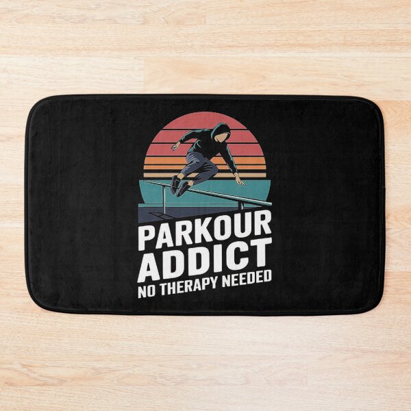 Item preview, Parkour Addict - Extreme Sports Art for Thrill-Seekers, Unique Gift for Friends and Family, Motivational Quote for Active Lifestyles designed and sold by love3617.
