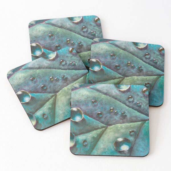 Item preview, Aquamarine Painted Droplets designed and sold by PrimedPallet.