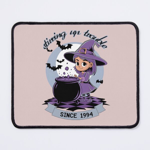Item preview, Stirring Up Trouble Since 1994, 30th Birthday Halloween Girl gift idea, 30th anniversary designed and sold by EwaVerse.