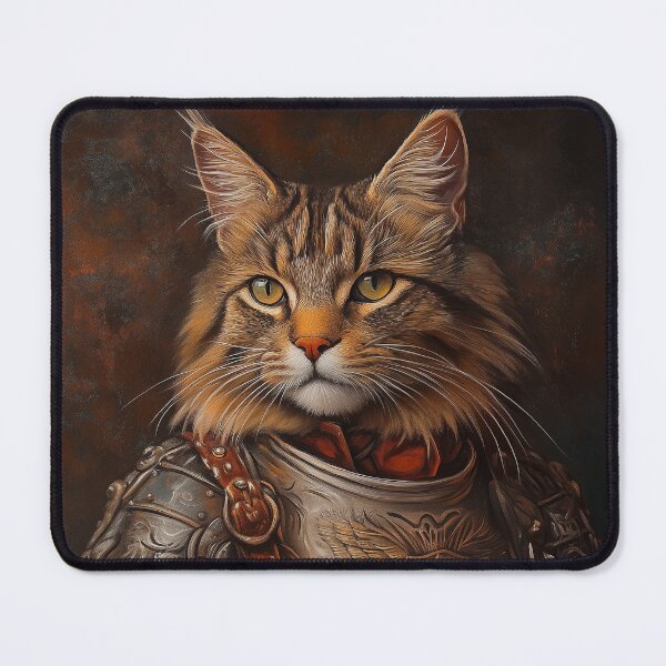Item preview, Cat in Armor designed and sold by WillmanArt.