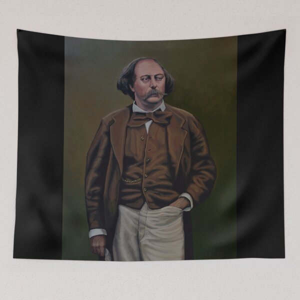 Item preview, Gustave Flaubert Painting designed and sold by PaulMeijering.