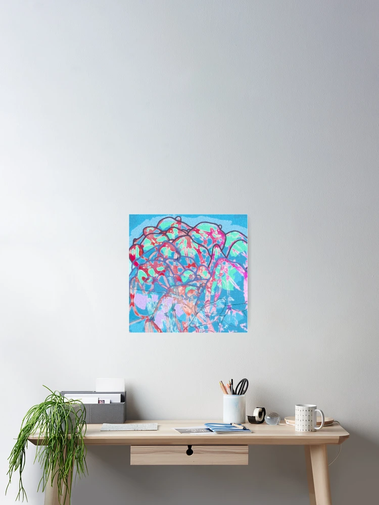Thumbnail 2 of 3, Poster, Synaptic Riverside Bloom designed and sold by PrimedPallet.