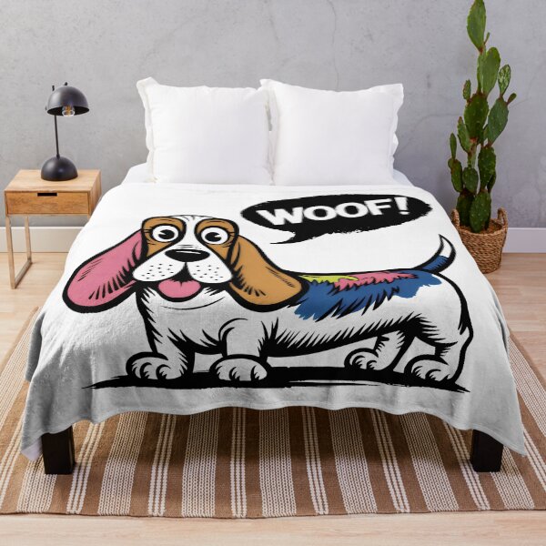 Item preview, WOOF! Blue Skies, Happy Hound, Joyful Bark designed and sold by SplashTastic.