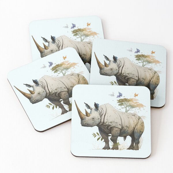 Item preview, A rhino in okami style designed and sold by The-Chieftain.