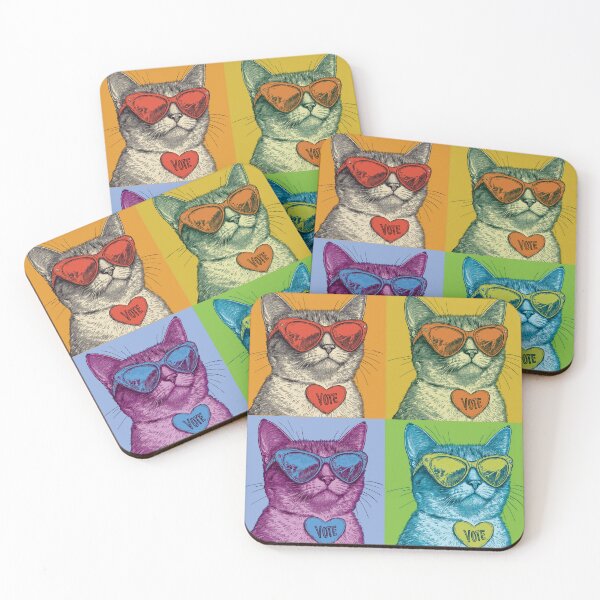 Item preview, Cat Ladies Vote Rainbow designed and sold by OliveTheColors.