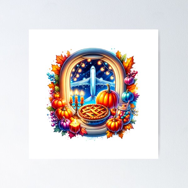 Item preview, ThanksGiving Airplane Mode designed and sold by PedroStyle.