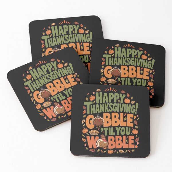 Item preview, Gobble 'til You Wobble: Thanksgiving Fun designed and sold by UpliftSoul.